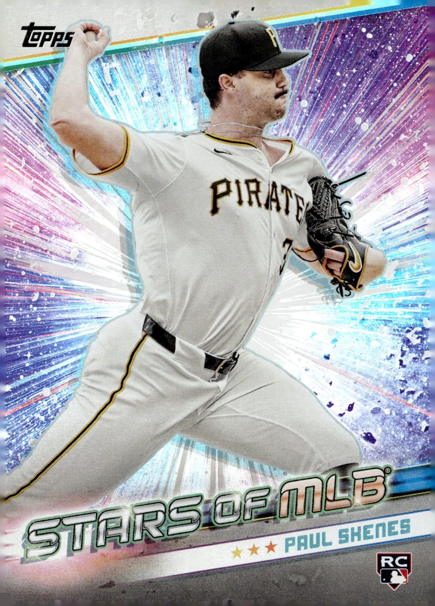 Paul Skenes 2024 Topps Update Series Stars of MLB Foil RC #SMLB-64 #4