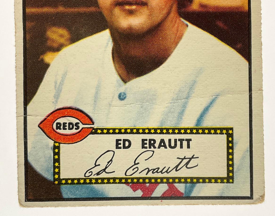 Ed Erautt 1952 Topps Cincinnati Reds RC #171 VG