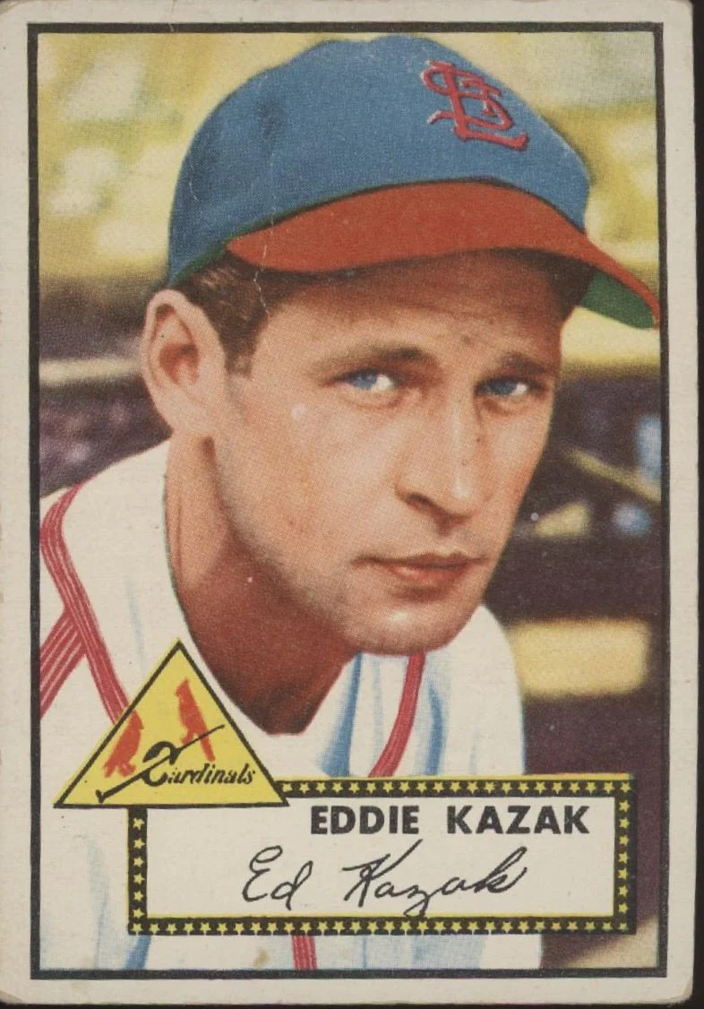848-eddie-kazak-1952-topps-165-st-louis-cardinals-vg-1.webp Eddie Kazak 1952 Topps #165 St Louis Cardinals VG