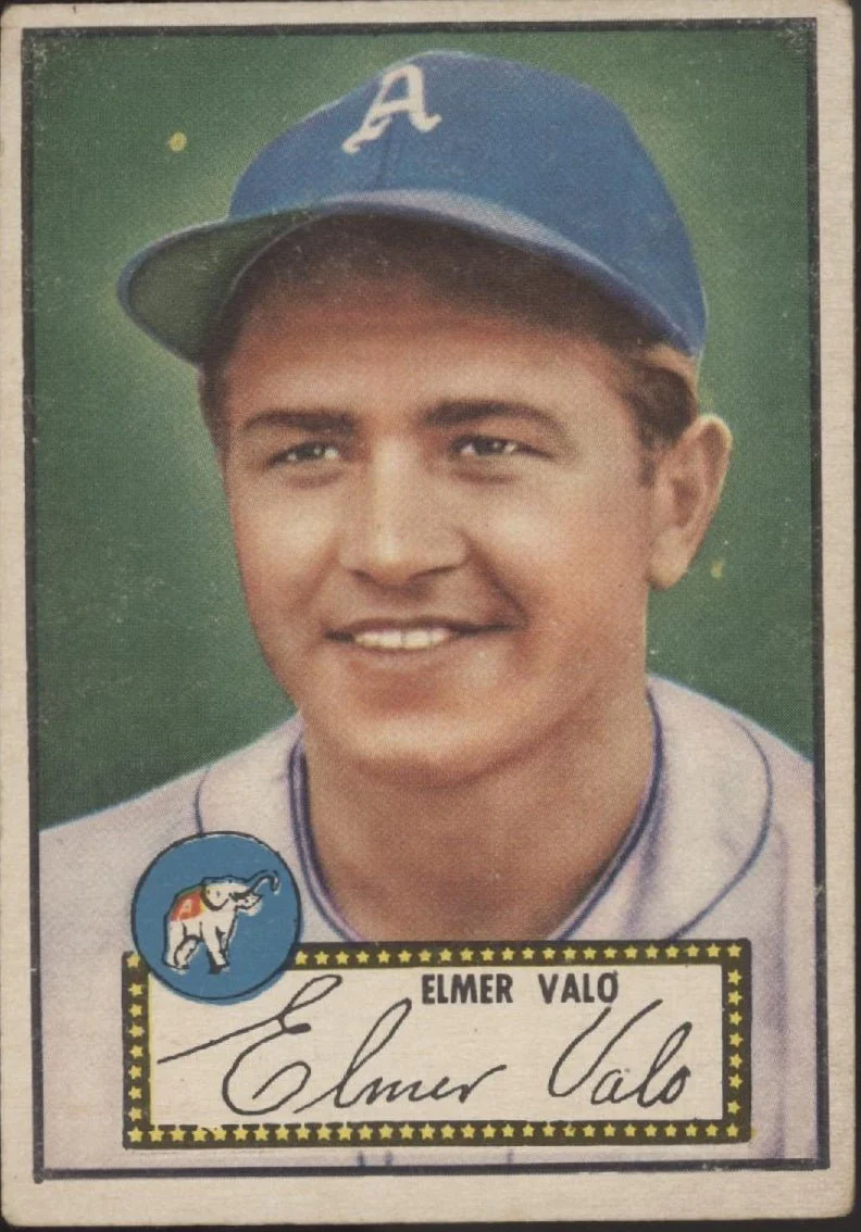 Elmer Valo 1952 Topps #34 Philadelphia Athletics VG #2