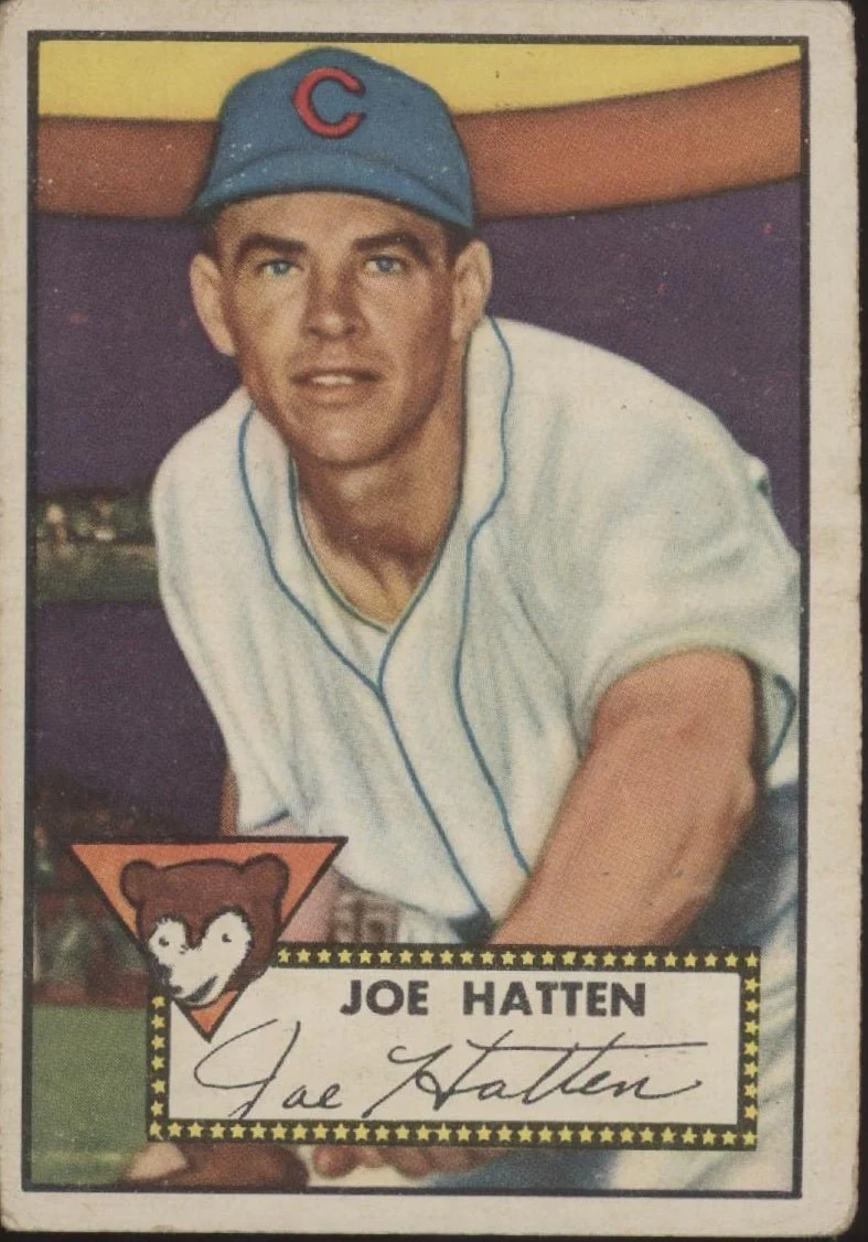 Joe Hatten 1952 Topps #194 Chicago Cubs VG