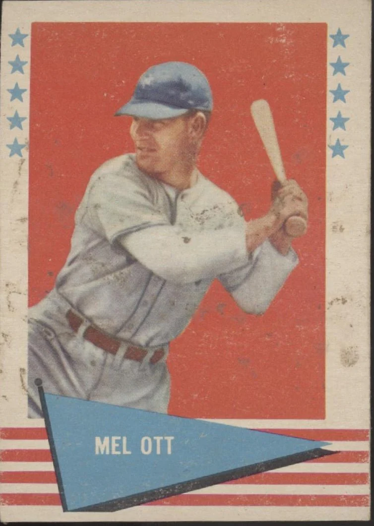 Mel Ott 1961 Fleer #68 New York Giants GD