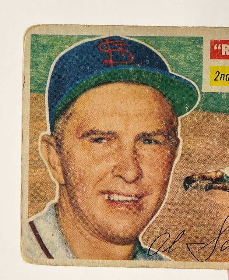 Red Schoendienst 1956 Topps #165 St. Louis Cardinals GD