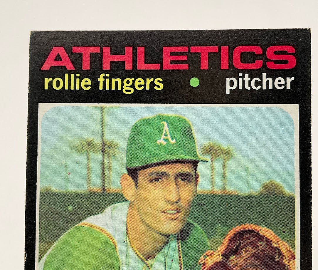 875-rollie-fingers-1971-topps-384-oakland-athletics-vg-ex-3.jpg Rollie Fingers 1971 Topps #384 Oakland Athletics VG-EX