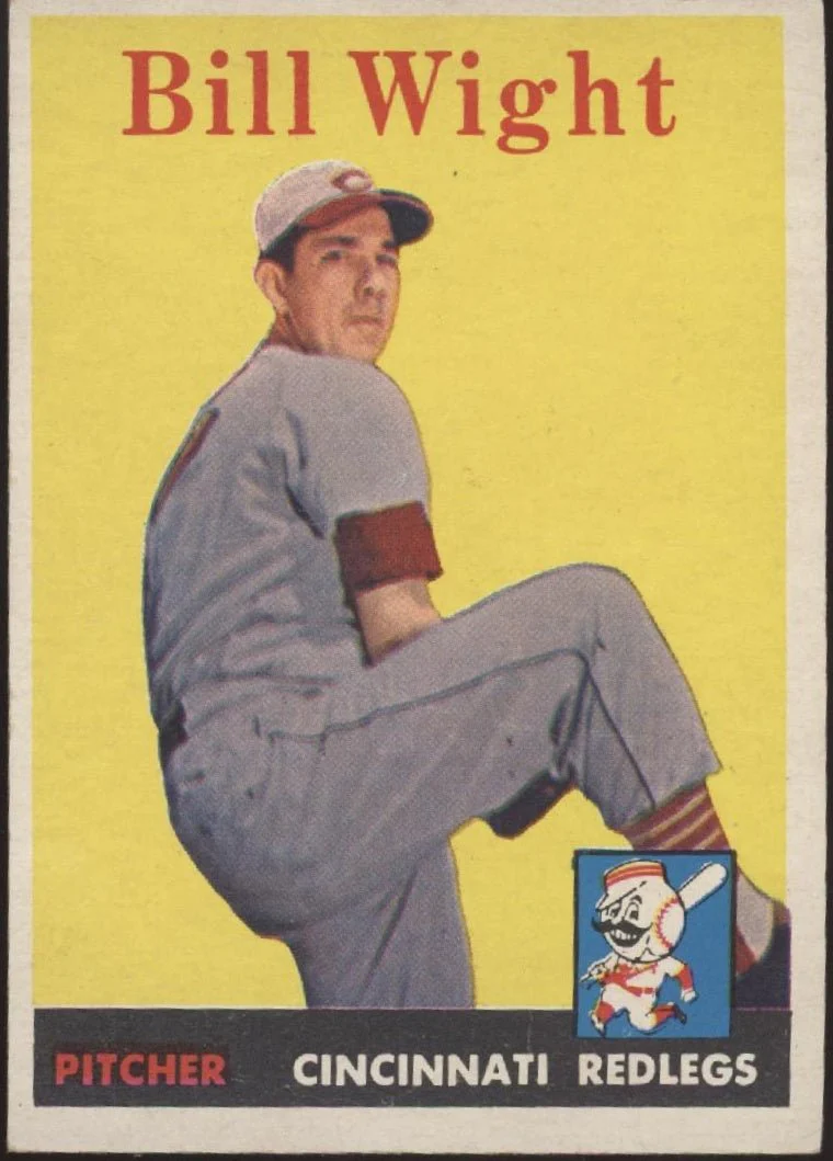 Bill Wight 1958 Topps #237 Cincinnati Redlegs EX