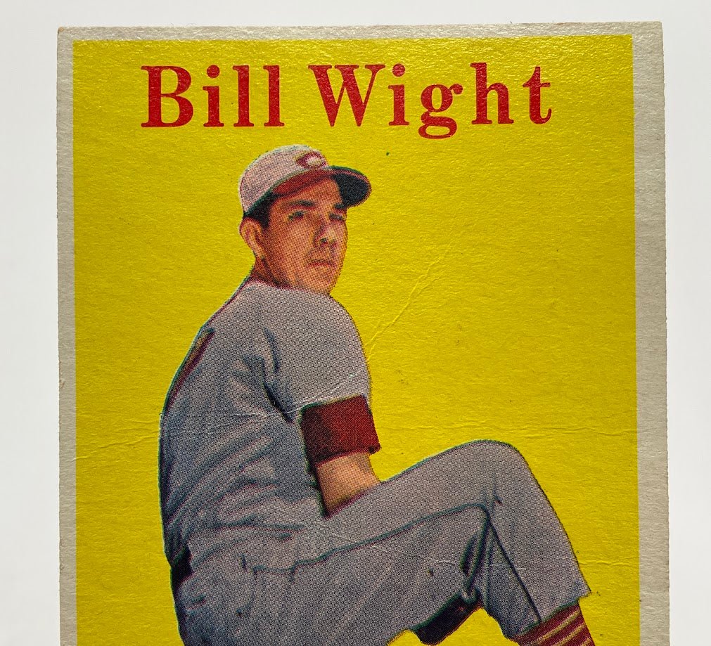 Bill Wight 1958 Topps #237 Cincinnati Redlegs EX