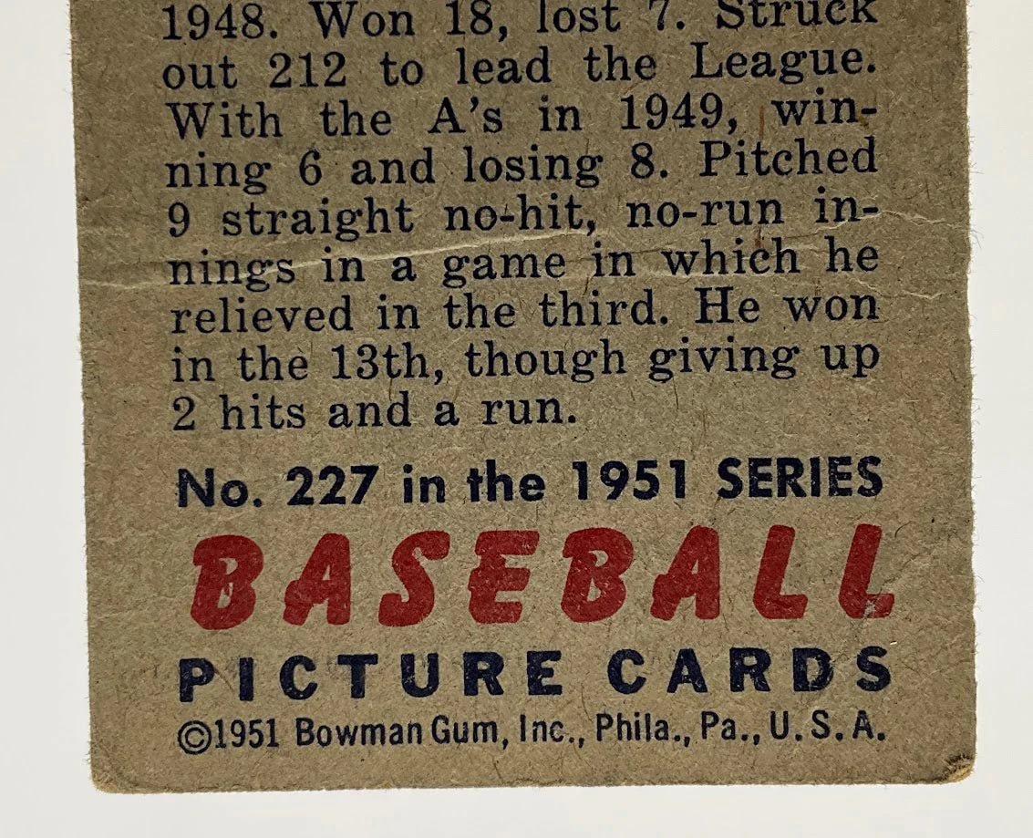 Bobby Schantz 1951 Bowman #227 Philadelphia Athletics GD #2