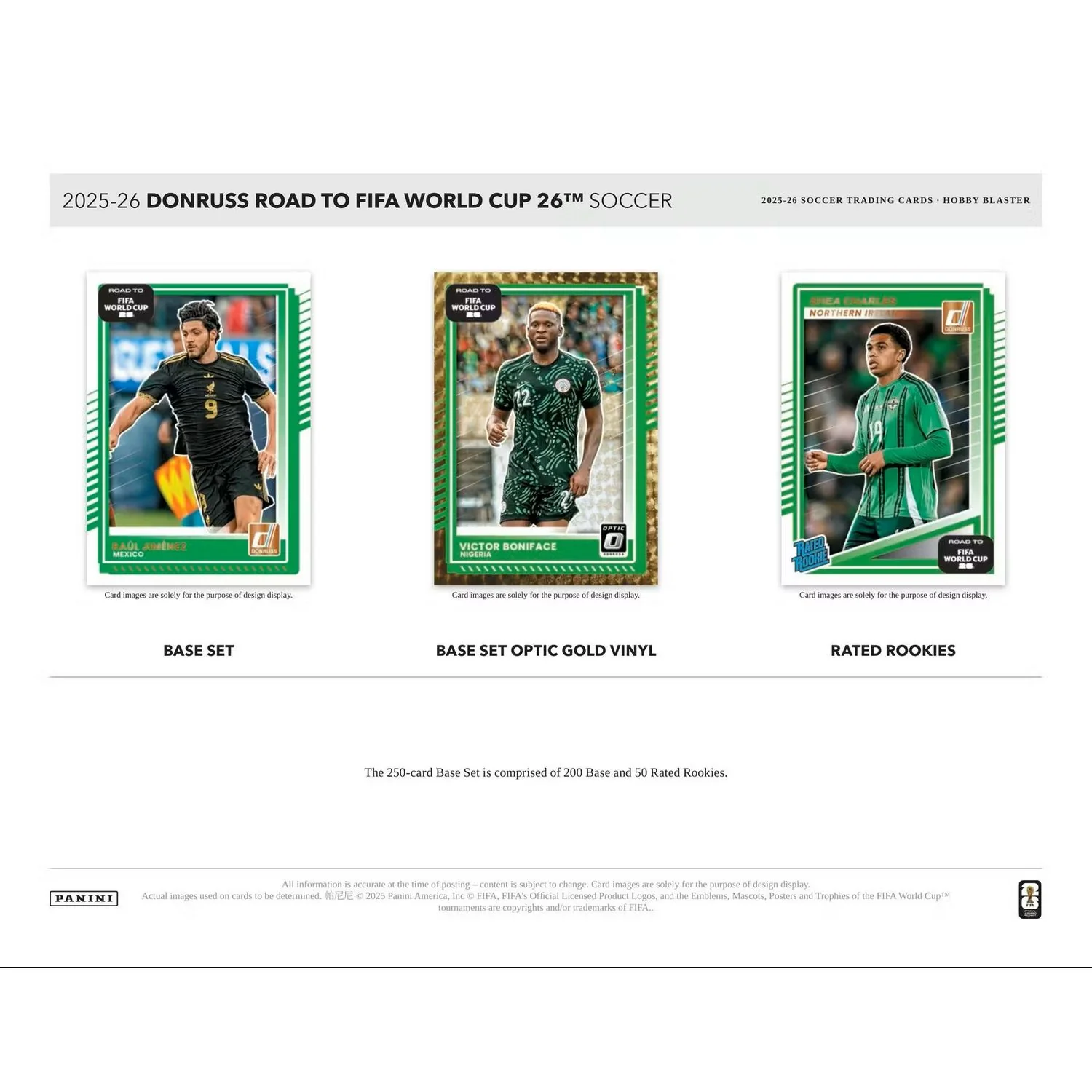 2025-26 Panini Donruss Road to FIFA World Cup Soccer Hobby Blaster