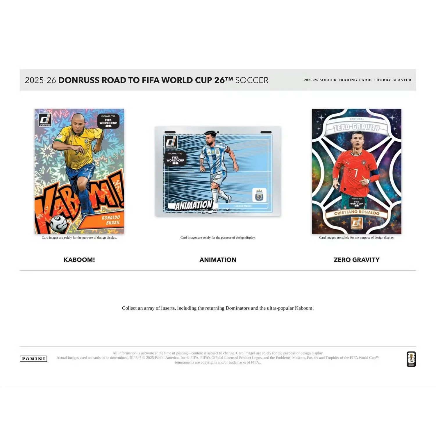 2025-26 Panini Donruss Road to FIFA World Cup Soccer Hobby Blaster