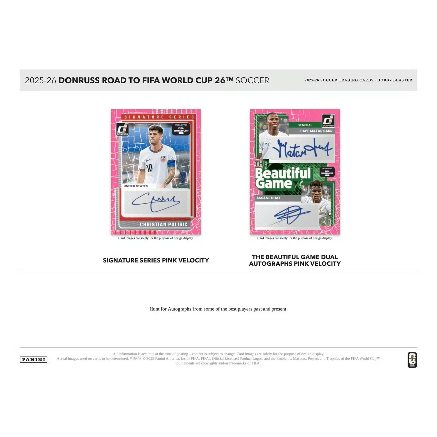 2025-26 Panini Donruss Road to FIFA World Cup Soccer Hobby Blaster