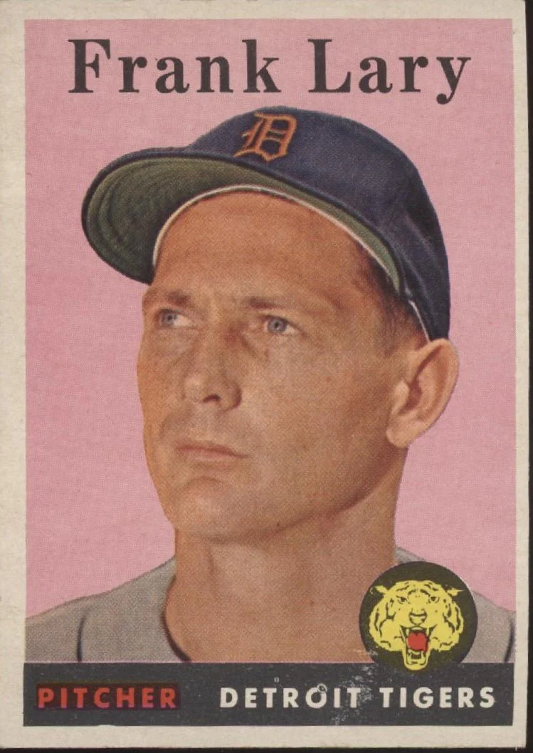 Frank Lary 1958 Topps #245 Detroit Tigers EX