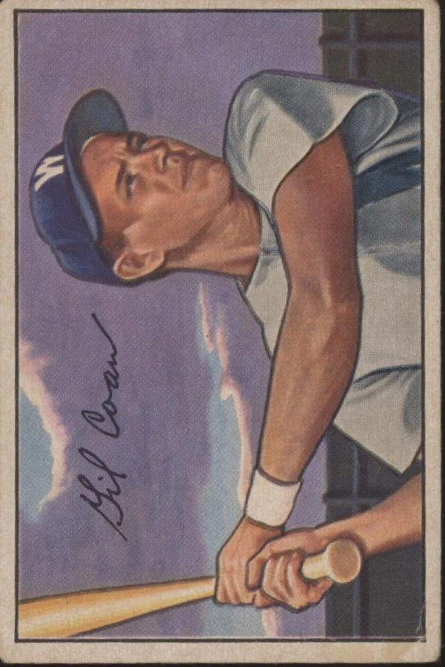 Gil Coan 1952 Bowman #51 Washington Senators VG