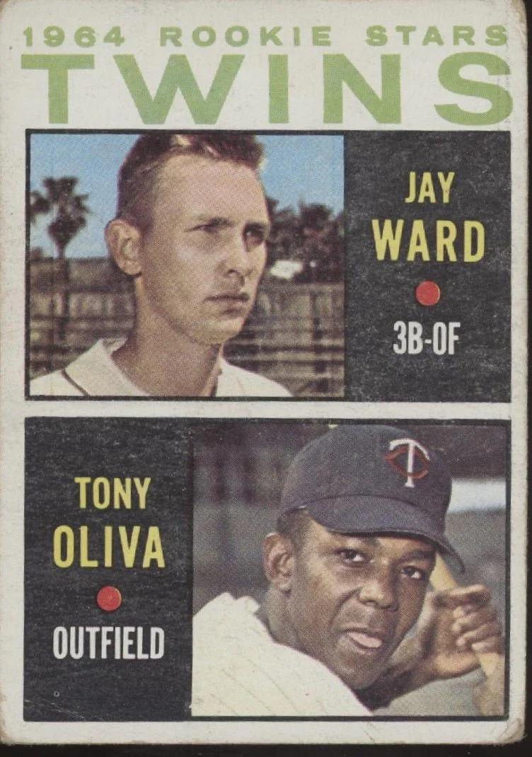 906-jay-ward-tony-oliva-1964-topps-rookie-stars-116-minnesota-twins-vg-ex-2-1.webp Jay Ward / Tony Oliva 1964 Topps Rookie Stars #116 Minnesota Twins VG-EX #2
