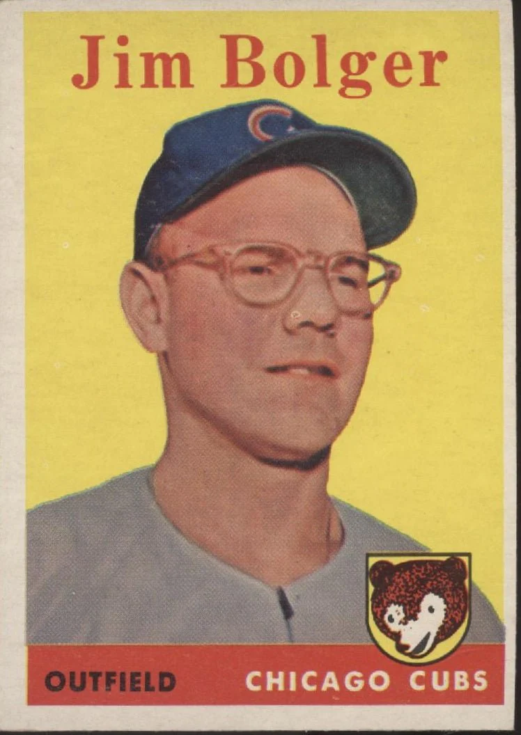 Jim Bolger 1958 Topps #201 Chicago Cubs EX