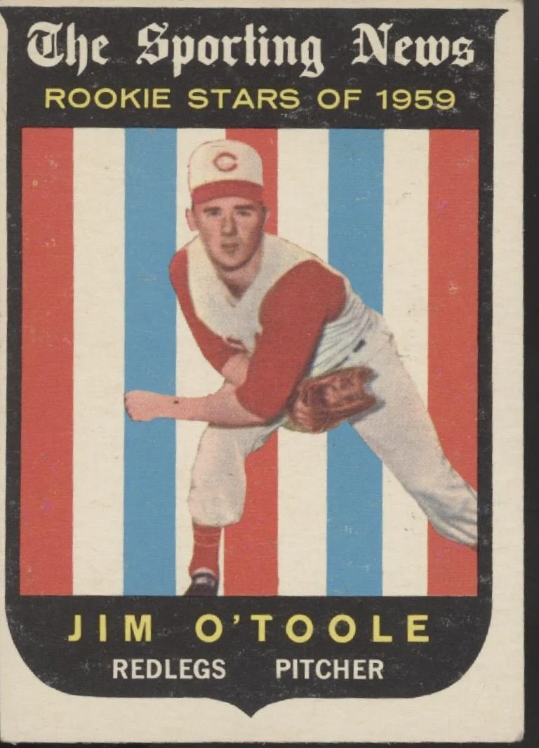910-jim-o-toole-1959-topps-sporting-news-rc-136-ex-1.webp Jim O'Toole 1959 Topps Sporting News RC #136 EX