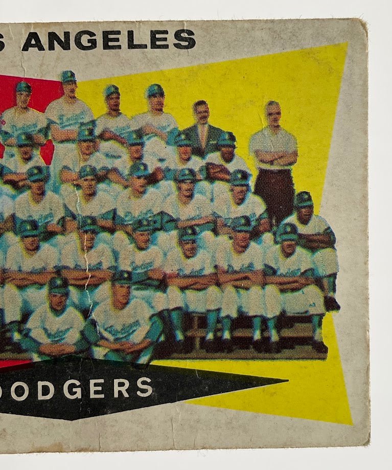 Los Angeles Dodgers 1960 Topps Checklist #18 PR