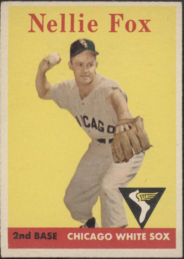 Nellie Fox 1958 Topps #400 Chicago White Sox EX #2