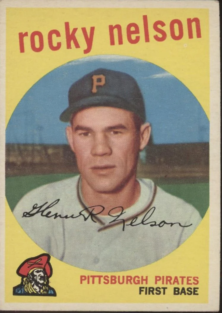 Rocky Nelson 1959 Topps #446 Pittsburgh Pirates EX