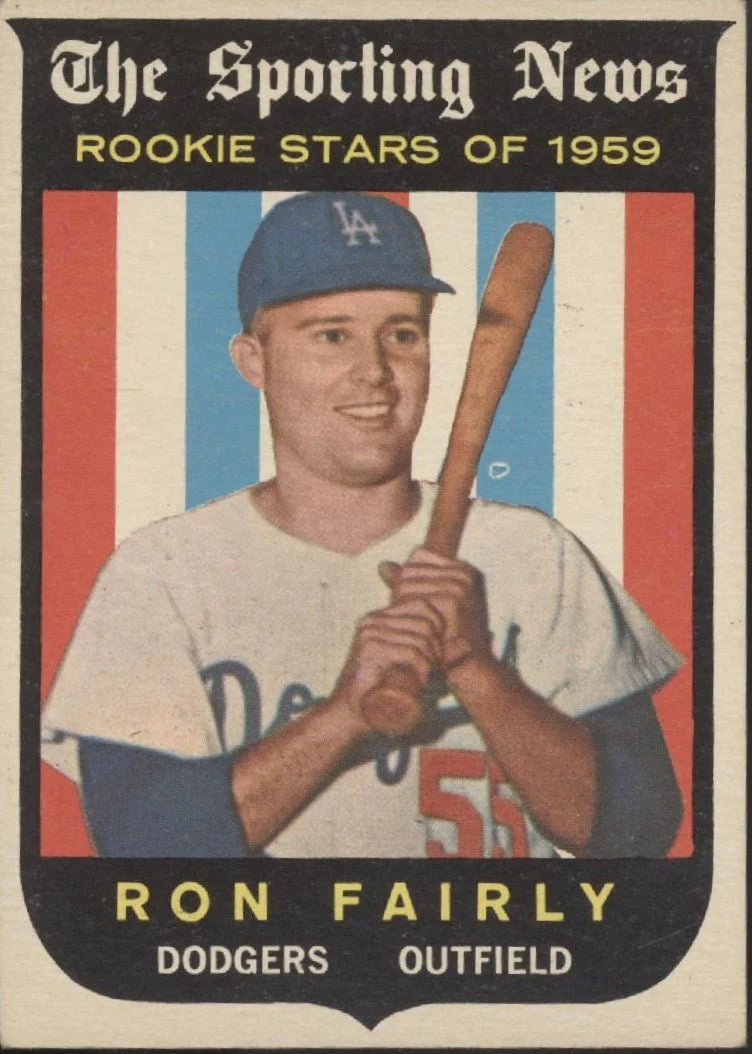 923-ron-fairly-1959-topps-sporting-news-rc-125-los-angeles-dodgers-vg-ex-1.webp Ron Fairly 1959 Topps Sporting News RC #125 Los Angeles Dodgers VG-EX