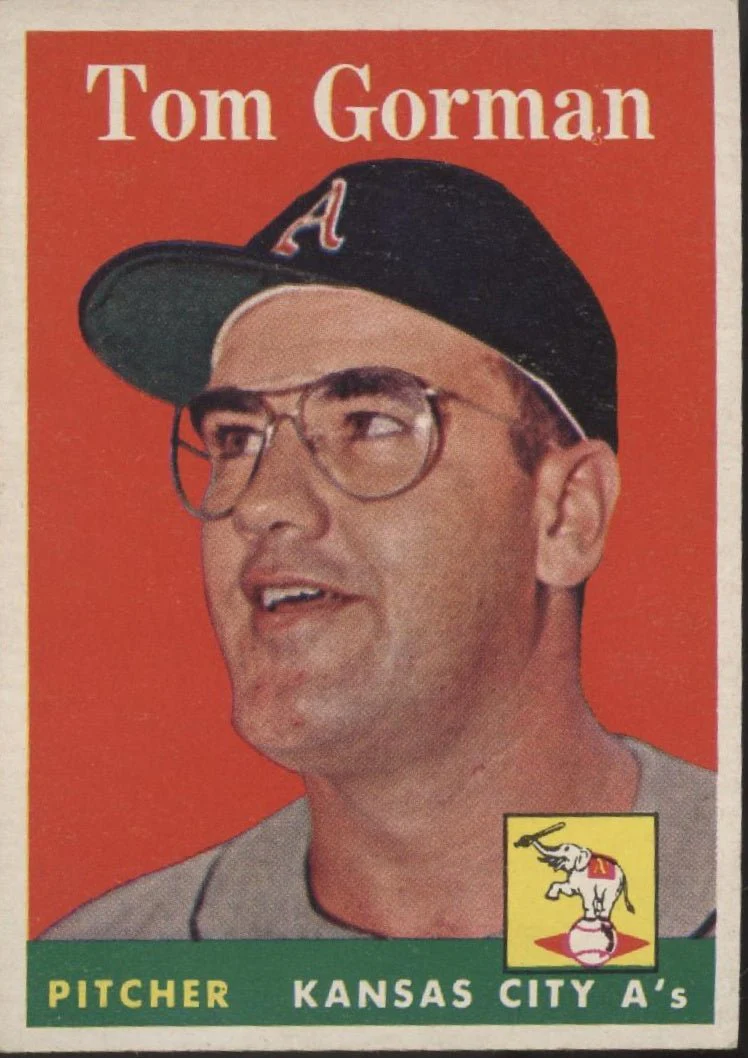 Tom Gorman 1958 Topps #235 Kansas City Athletics EX