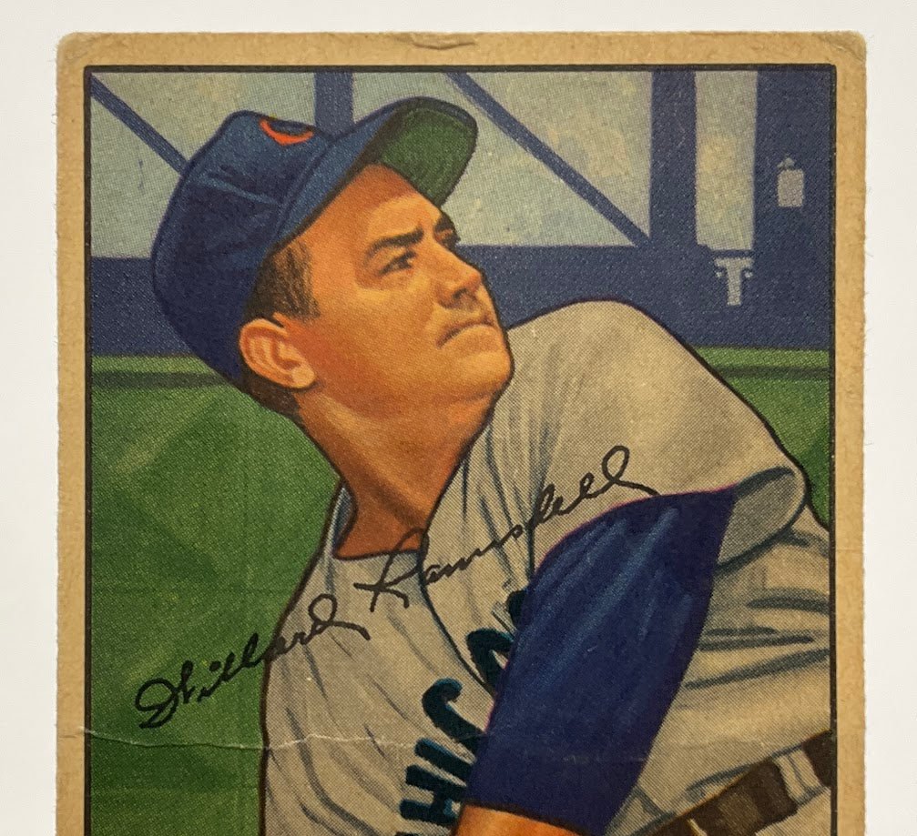 Willard Ramsdell 1952 Bowman #22 Chicago Cubs VG
