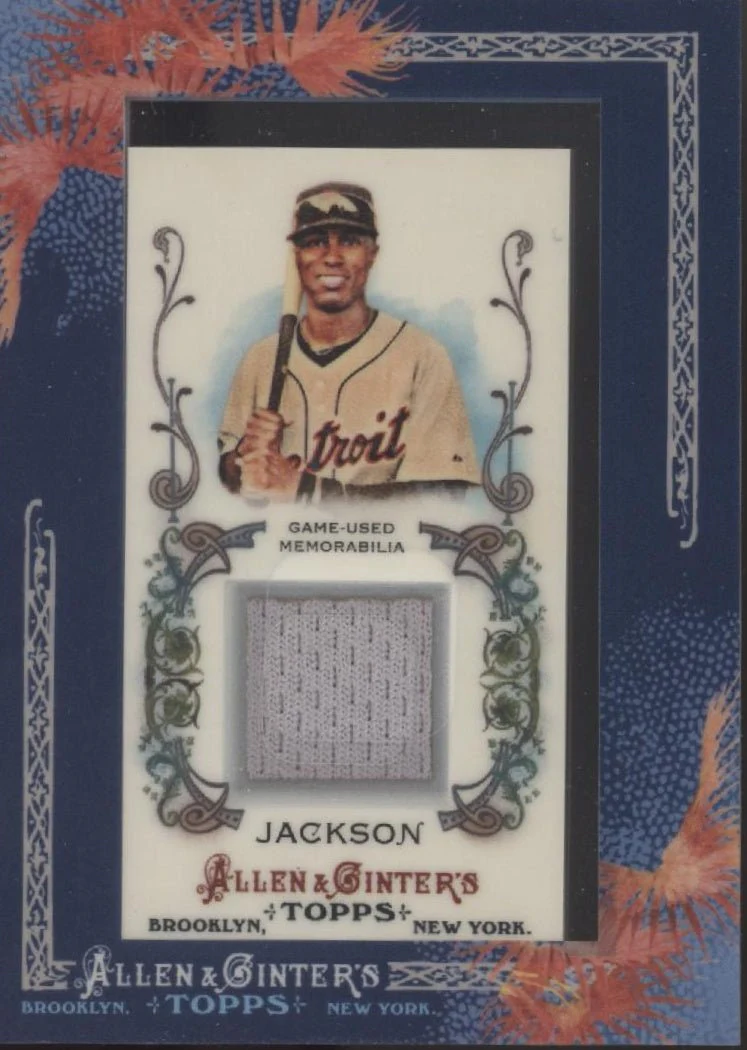 Austin Jackson 2011 Topps Allen & Ginter Mini Framed Swatch #AGR-AJA