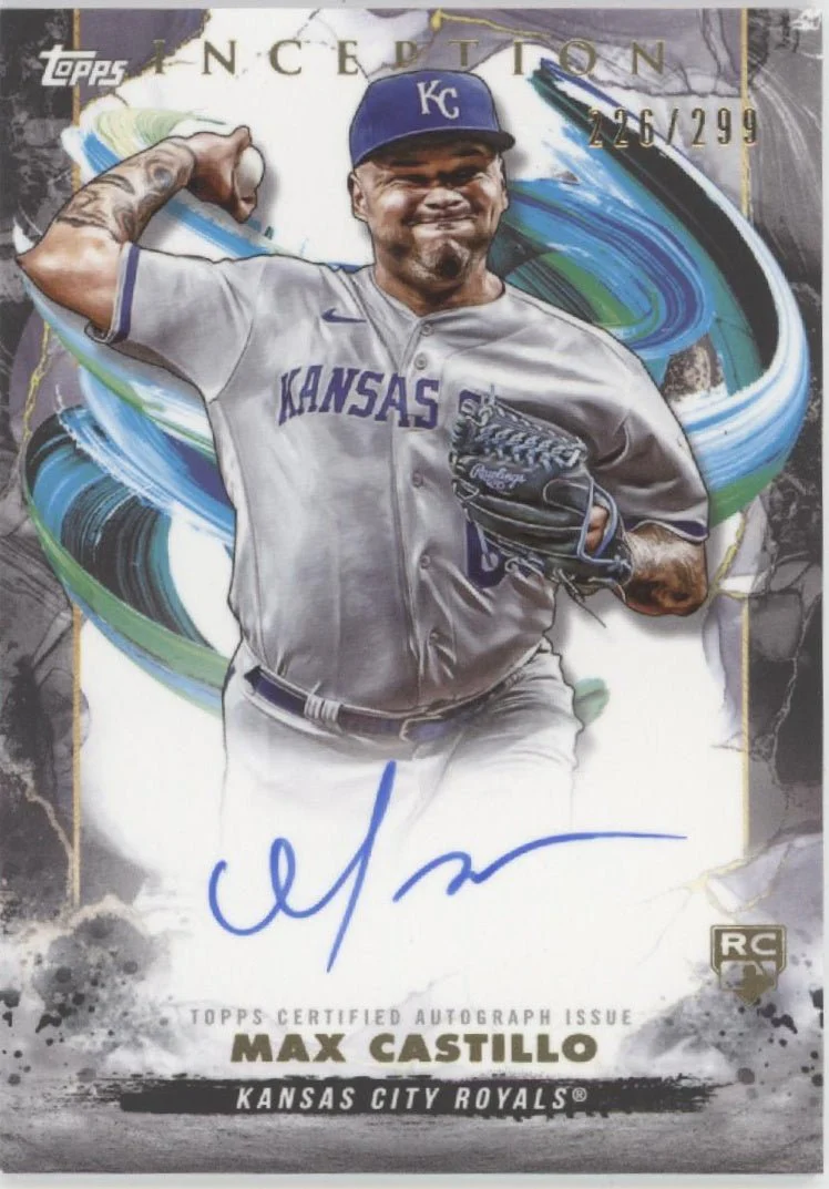 Max Castillo 2023 Topps Inception RC Auto 226/299 #BRES-MC