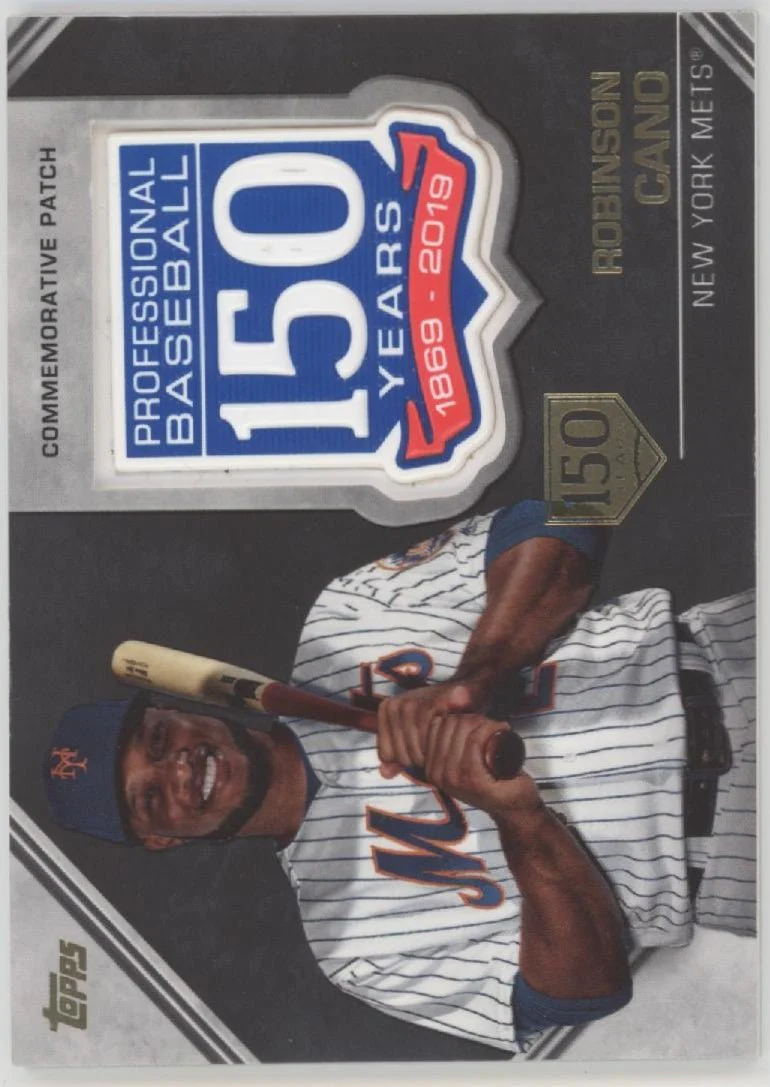 Robinson Cano 2019 Update Series 150th Anniversary Commemorative Patch 077/150