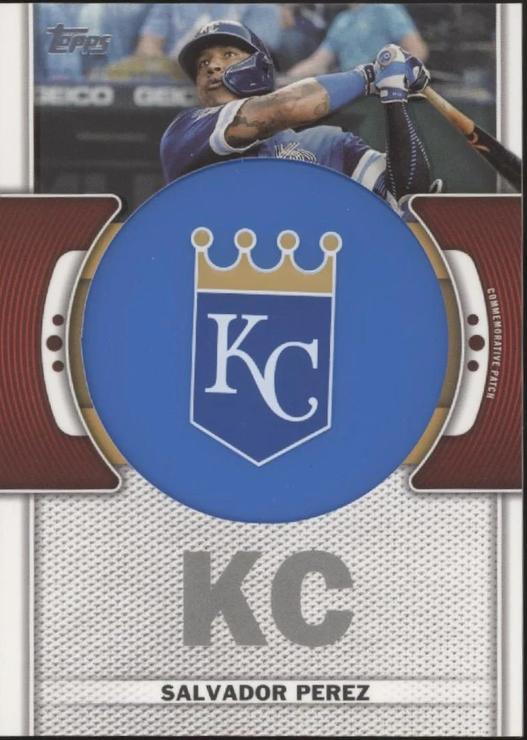 Salvador Perez 2023 Topps Series 1 Commemorative Team Logo Patch #TLP-SP