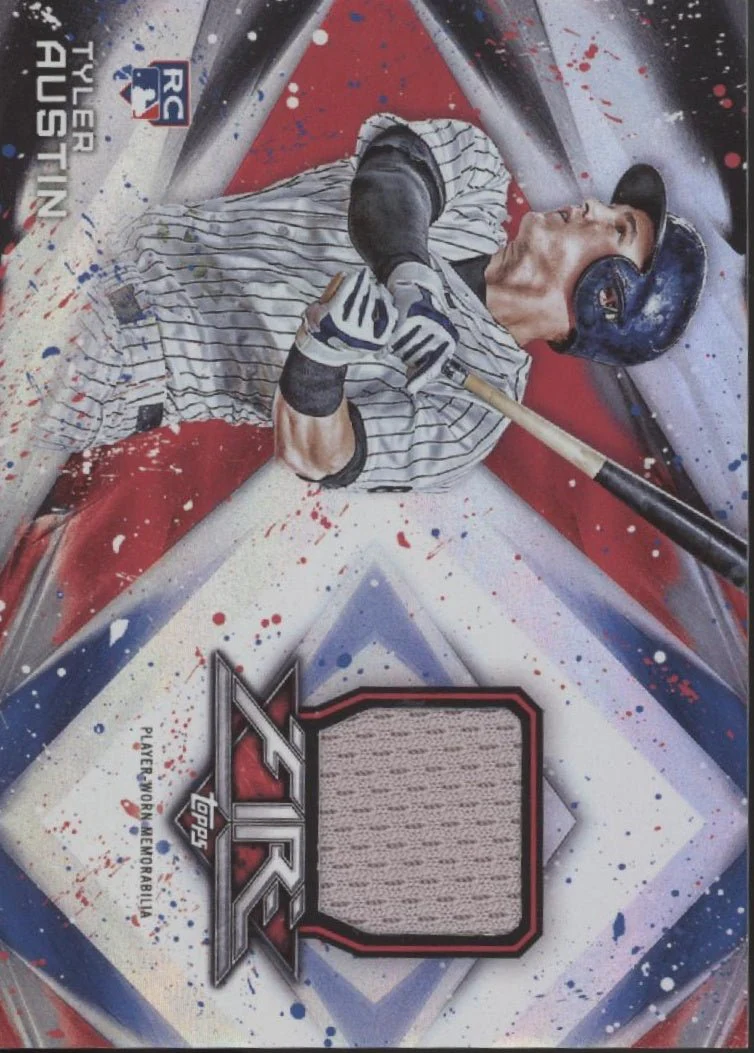 Tyler Austin 2017 Topps Fire Swatch RC 016/110 #FR-TAU