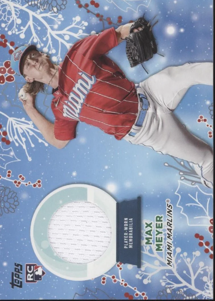 Max Meyer 2023 Topps Holiday Mega Swatch RC #RC-MME