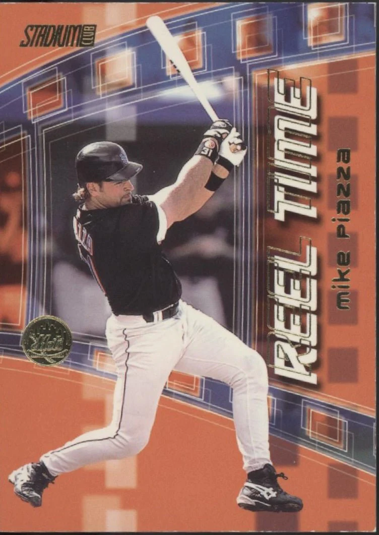 Mike Piazza 2001 Topps Stadium Club Reel Time #RT9