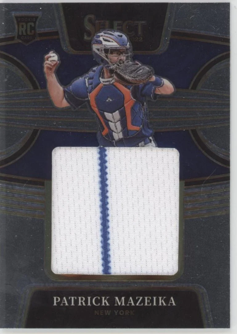 Patrick Mazeika 2022 Panini Select Swatch RC #RJS-PM