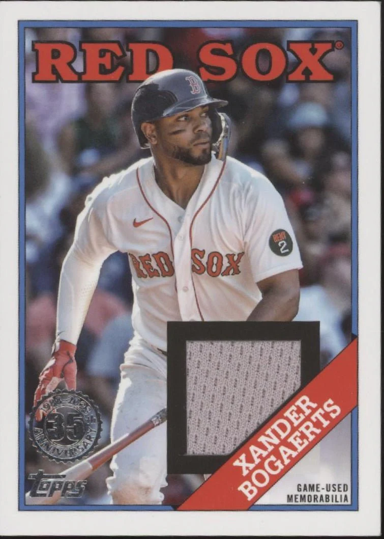 Xander Bogaerts 2023 Topps Series 1 1988 Swatch #88R-XB