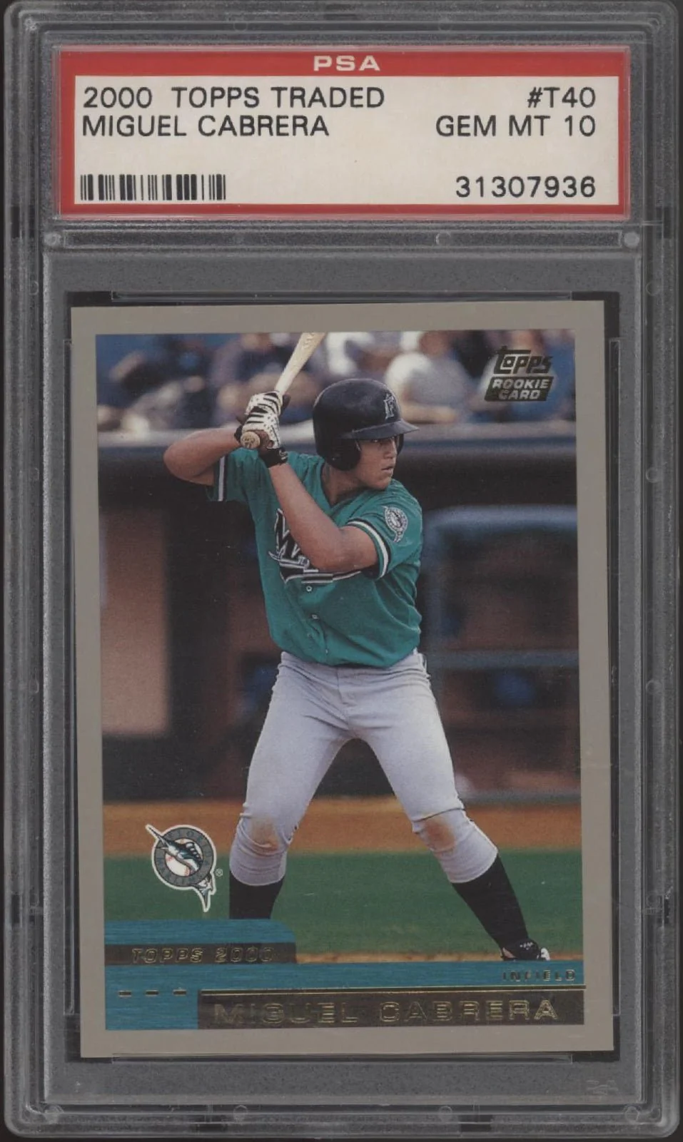 Miguel Cabrera 2000 Topps Traded RC #T40 PSA 10 #1