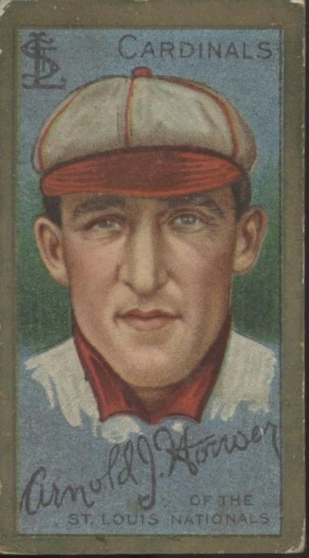 988-arnold-hauser-1911-t205-polar-bear-87-st.-louis-cardinals-vg-1.webp Arnold Hauser 1911 T205 Polar Bear #87 St. Louis Cardinals VG