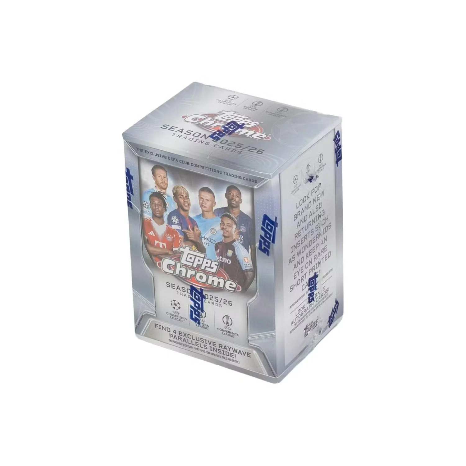 2025-26 Topps Chrome UEFA Club Competitions Soccer Blaster Box