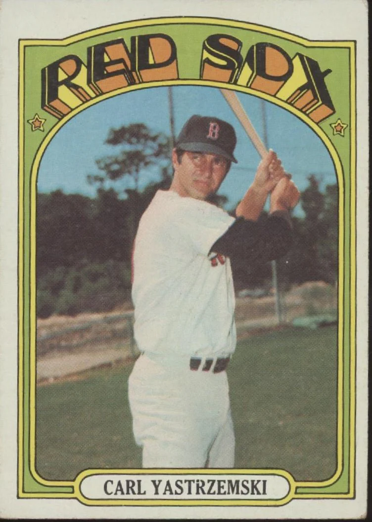 Carl Yastrzemski 1972 Topps #37 Boston Red Sox VG-EX #1